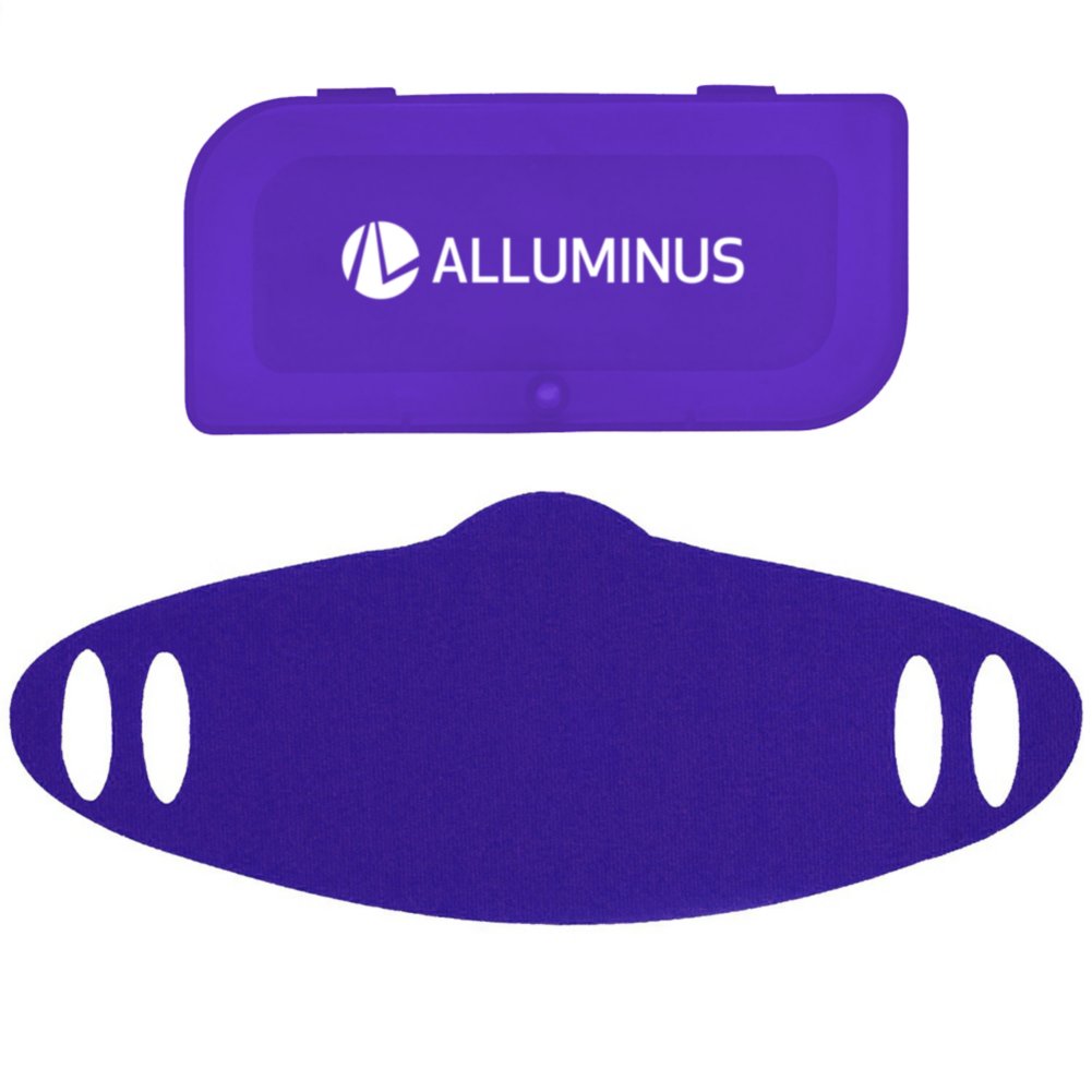 View larger image of Add Your Logo: Fabric Mask + Carry Case